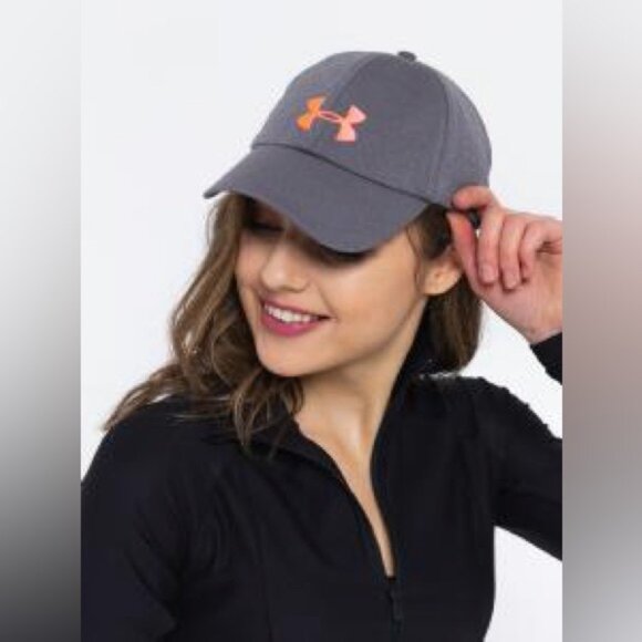 Under Armour Accessories - Under Armour Renegade Grey and Pink Baseball Hat